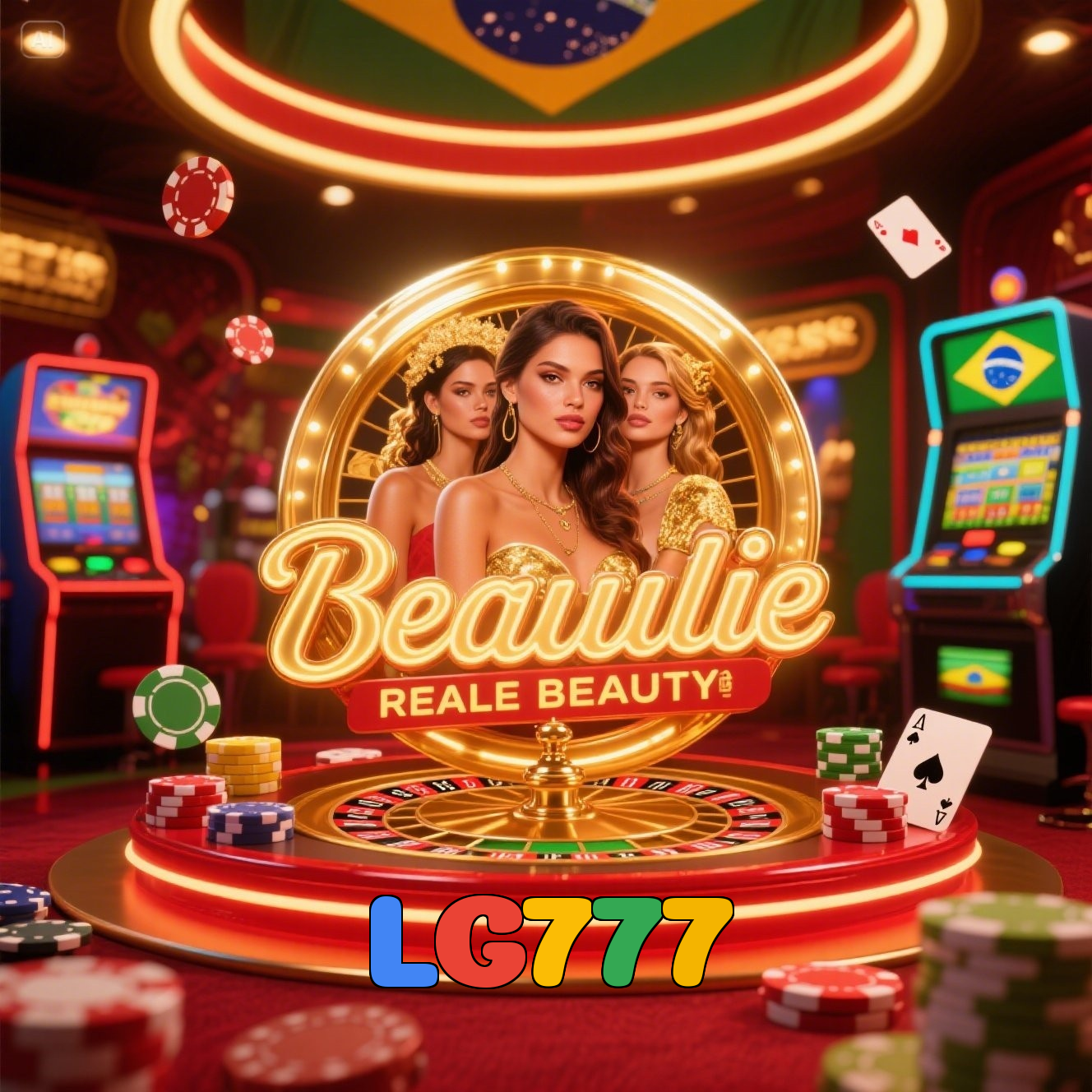 LG777：Apostas ao vivo no futebol e prêmios em jogos como blackjack e roleta!